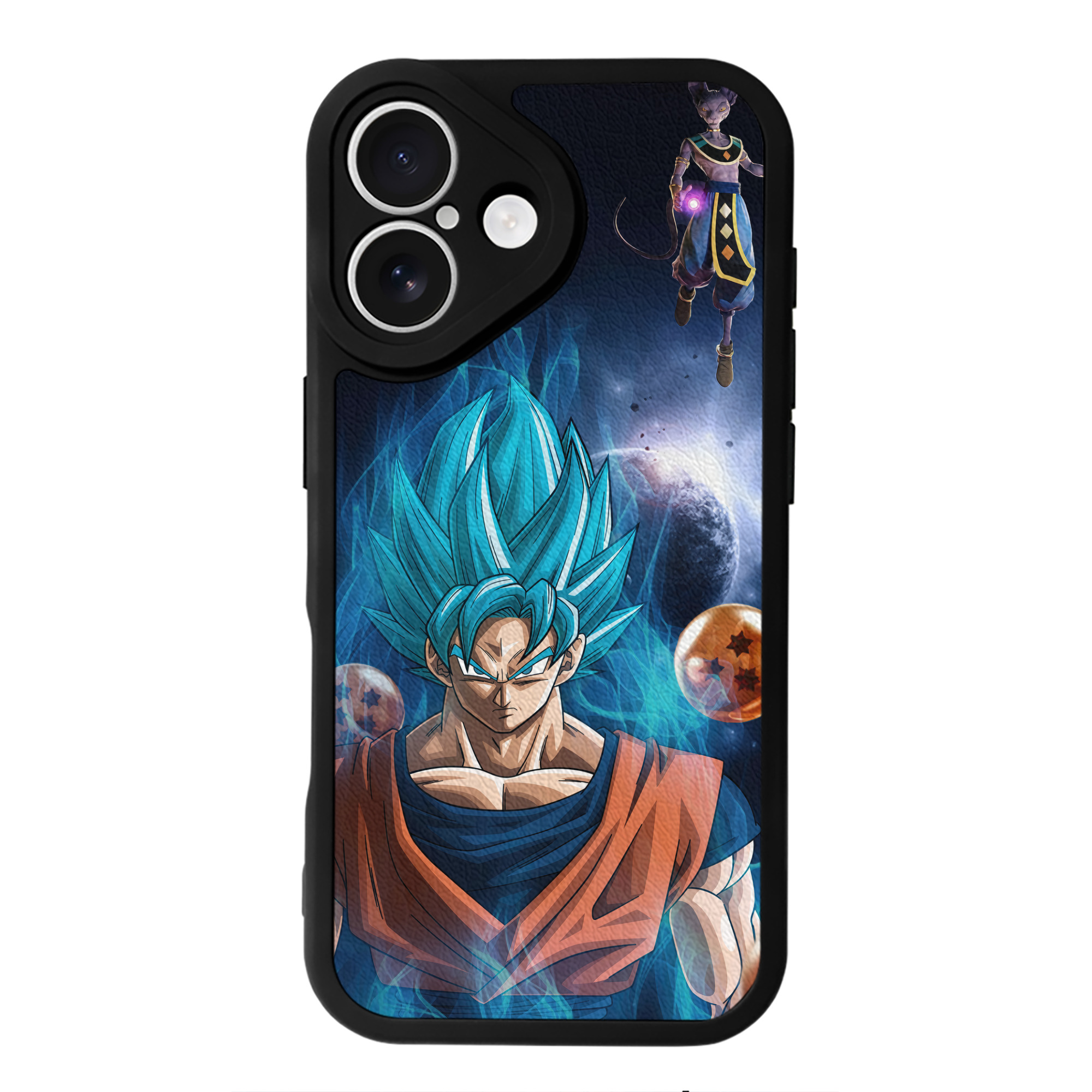 （画像用） ドラゴンボール DRAGON BALL 【iPhone 16シリーズ対応】シリコンスマホケース（レザー調） 材質：シリコン
